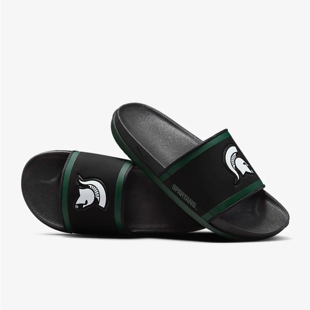 •Nike Offcourt Michigan State Slides•